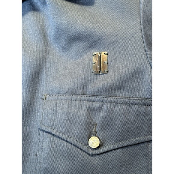 Vtg 60s Mr 2 Ply Jacket Mens Size 40S Blue Workwear Talon Zipper Lined Near Mint - Picture 7 of 15